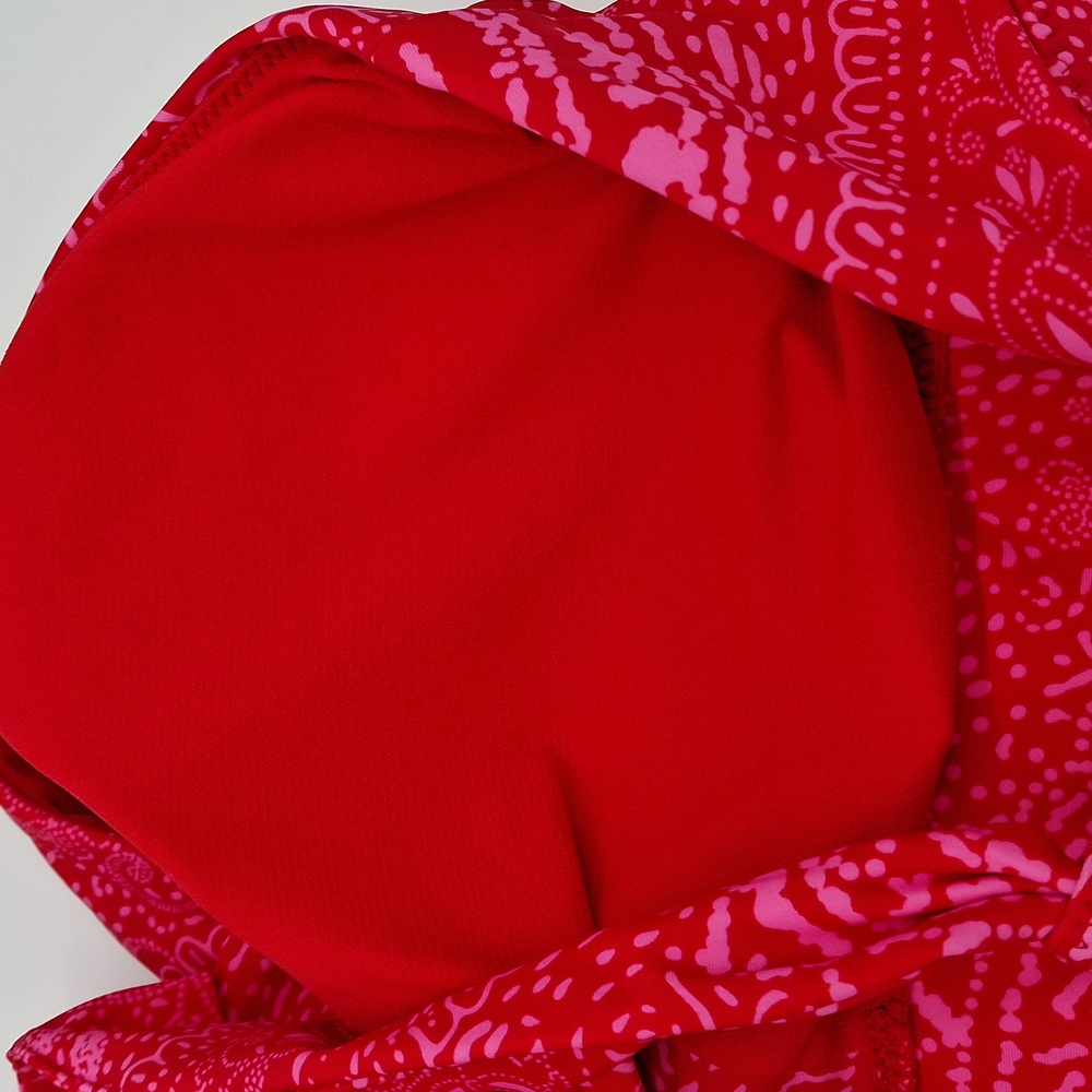 Raisins Las Virgenes Via Top Island Plus Bottom 2pc Bikini Set Red 20W - Picture 8 of 16
